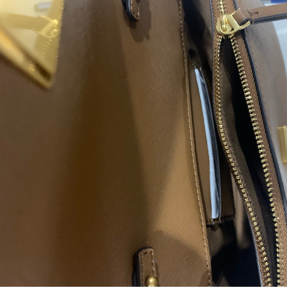 NWT TORY BURCH EMERSON Top Handle Leather Crossbody bag with Chain Strap - Picture 6 of 9